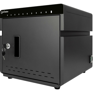 B-Ware Manhatten 10 Port Ladeschrank Managementschrank Usb C 180 W Handy Tablets Schrank