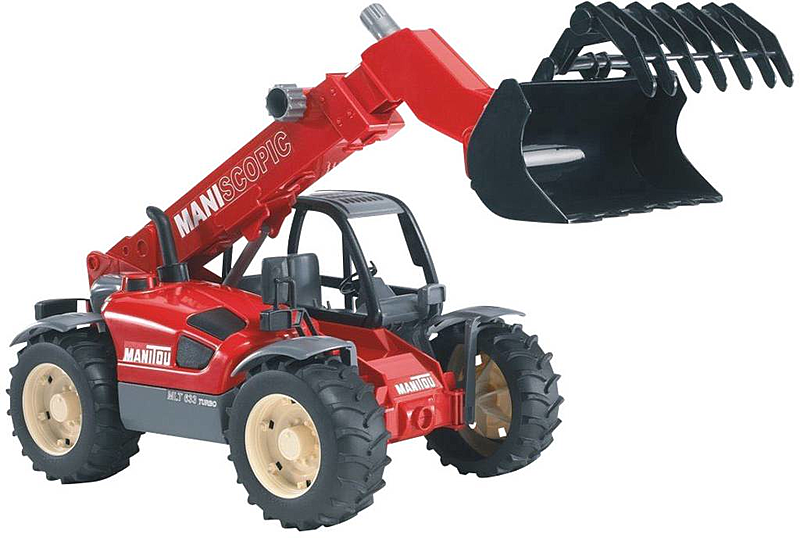 B-Ware Bruder Teleskoplader Lader Manitou Mlt 633 Schaufelgreifer Profilreifen