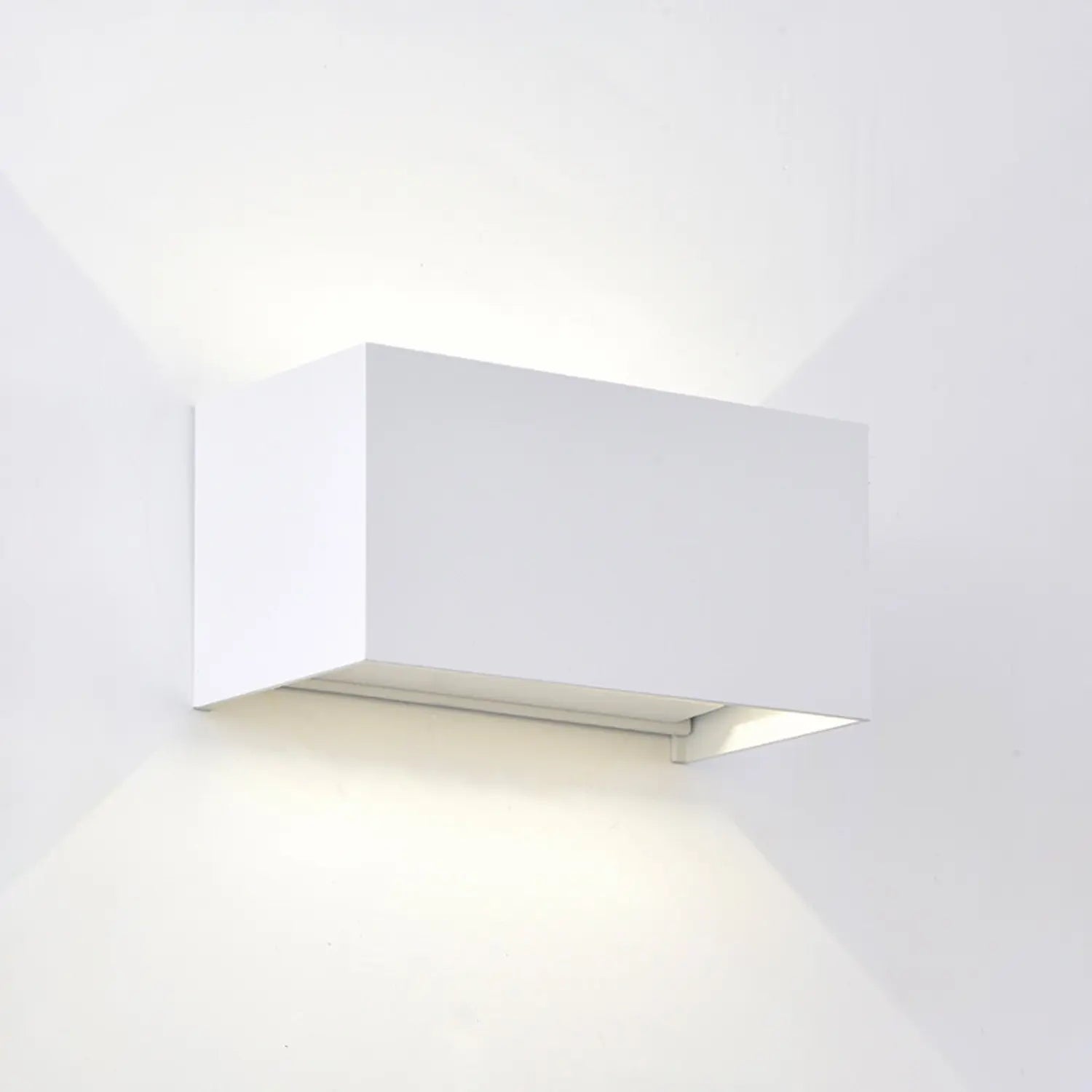 B-Ware Mantra Led Außenwandleuchte Davos Wandleuchte Led Dimmbar Weiß Aluminium Ip54 - 8435153286063