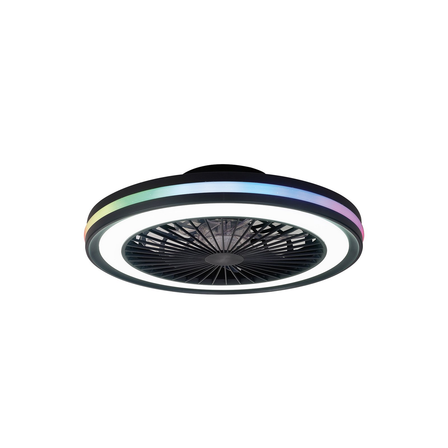 Mantra Iluminación Led Deckenventilator Gamer Ventilator Schwarz Dc ø47cm Rgb  B-Ware - 8435153282928
