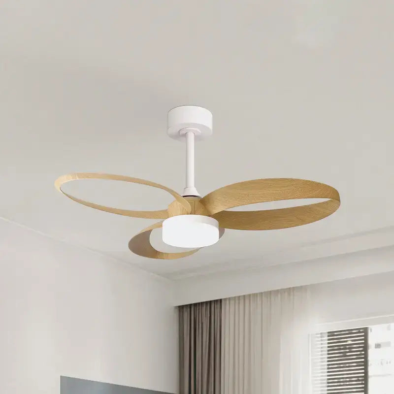 B-Ware Mantra Iluminación Led Deckenventilator Ventilator Infinity Holzdekor Cct ø93cm - 8435153287022