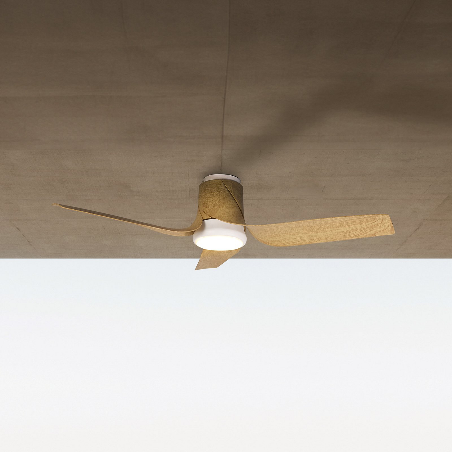 Mantra Iluminación Led Deckenventilator Ushuaia Ventilator Lüfter Holz Dc ø134cm B-Ware - 8435153287190