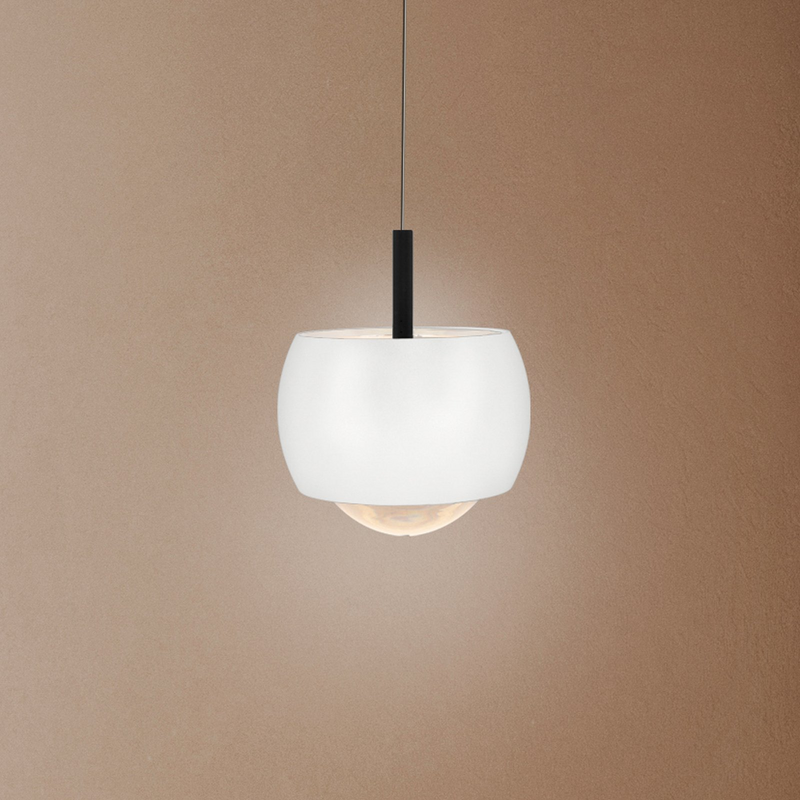 Mantra Iluminación LED-Hängeleuchte Roller Pendelleuchte Glaslinse höhenverst. - 8435153284052
