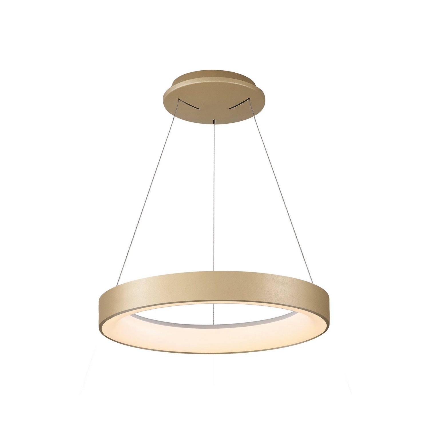 Mantra Iluminación Led Hängeleuchte Niseko Ii Fernbedienung ø 38cm Goldfarben B-Ware