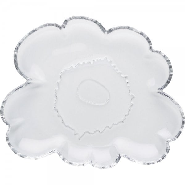 Marimekko Unikko Glasteller Teller 20cm Klar 60th Anniversary Kollektion B-Ware - 6411254912416