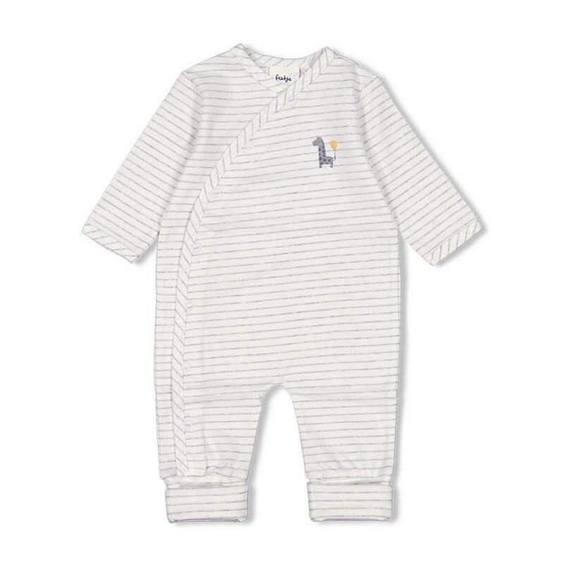 Feetje Schlafanzug Einteiler Overall Baby Grau Giraffe Jungen Mädchen Größe 74 - 1
