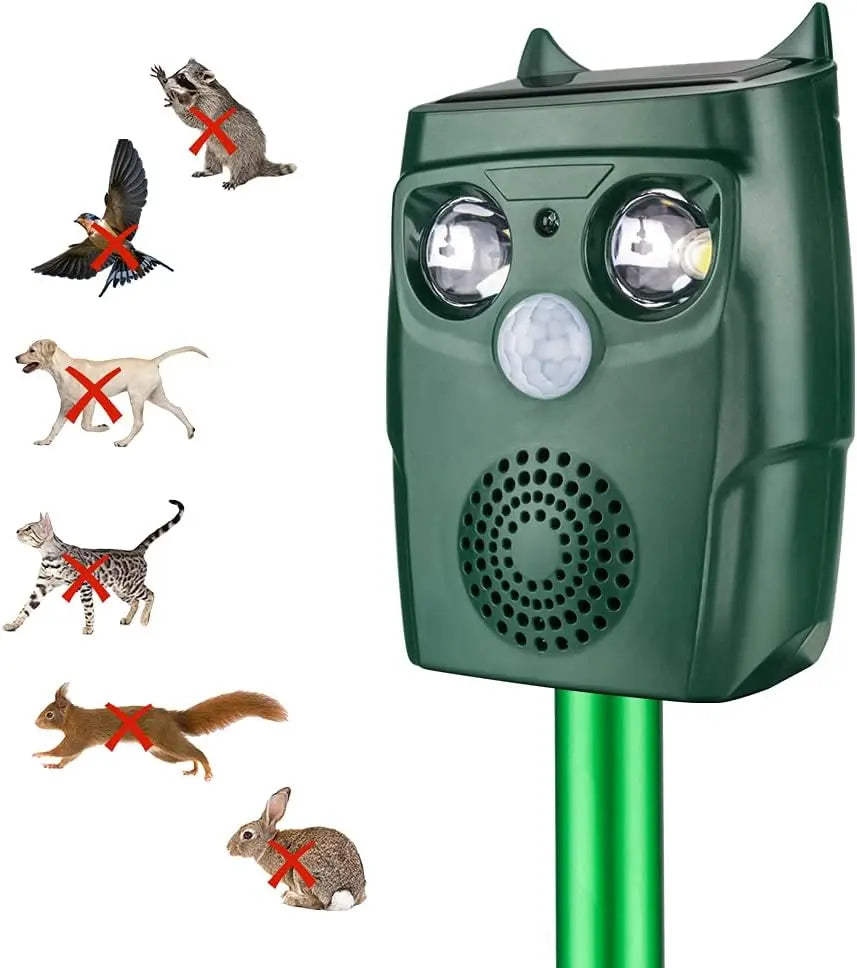 B-Ware Bubbacare Katzenschreck Tiervertreiber Solar Tierschreck Außen Grün Usb 2 Stück - 740907509762