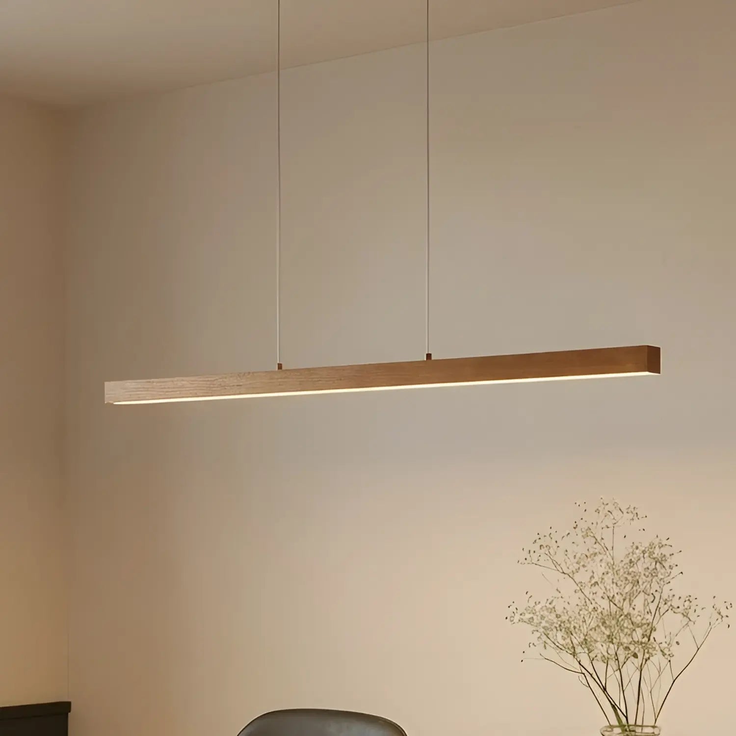 B-Ware Lucande Hängeleuchte Pendelleuchte Led Nihalo Holz Hell Dimmbar Cct 122 Cm