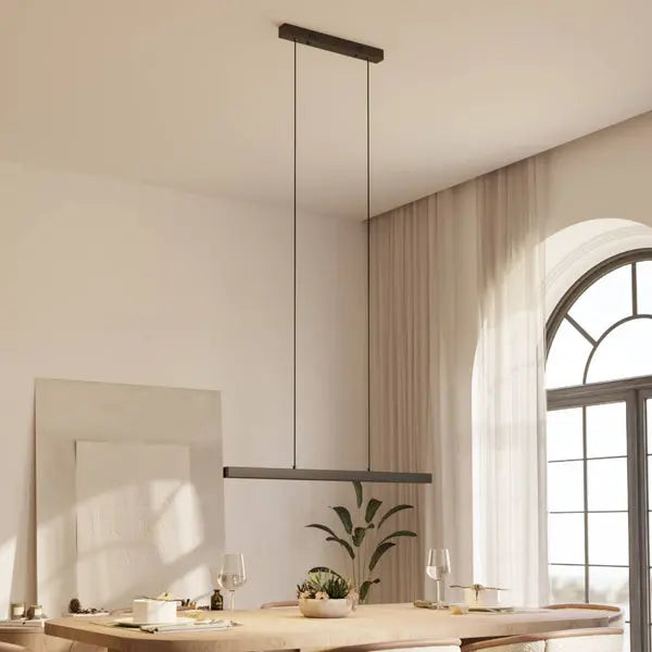 B-Ware Calimera Pendelleuchte Led Dimmbar Fernbedienung App Hängeleuchte Schwarz - 1