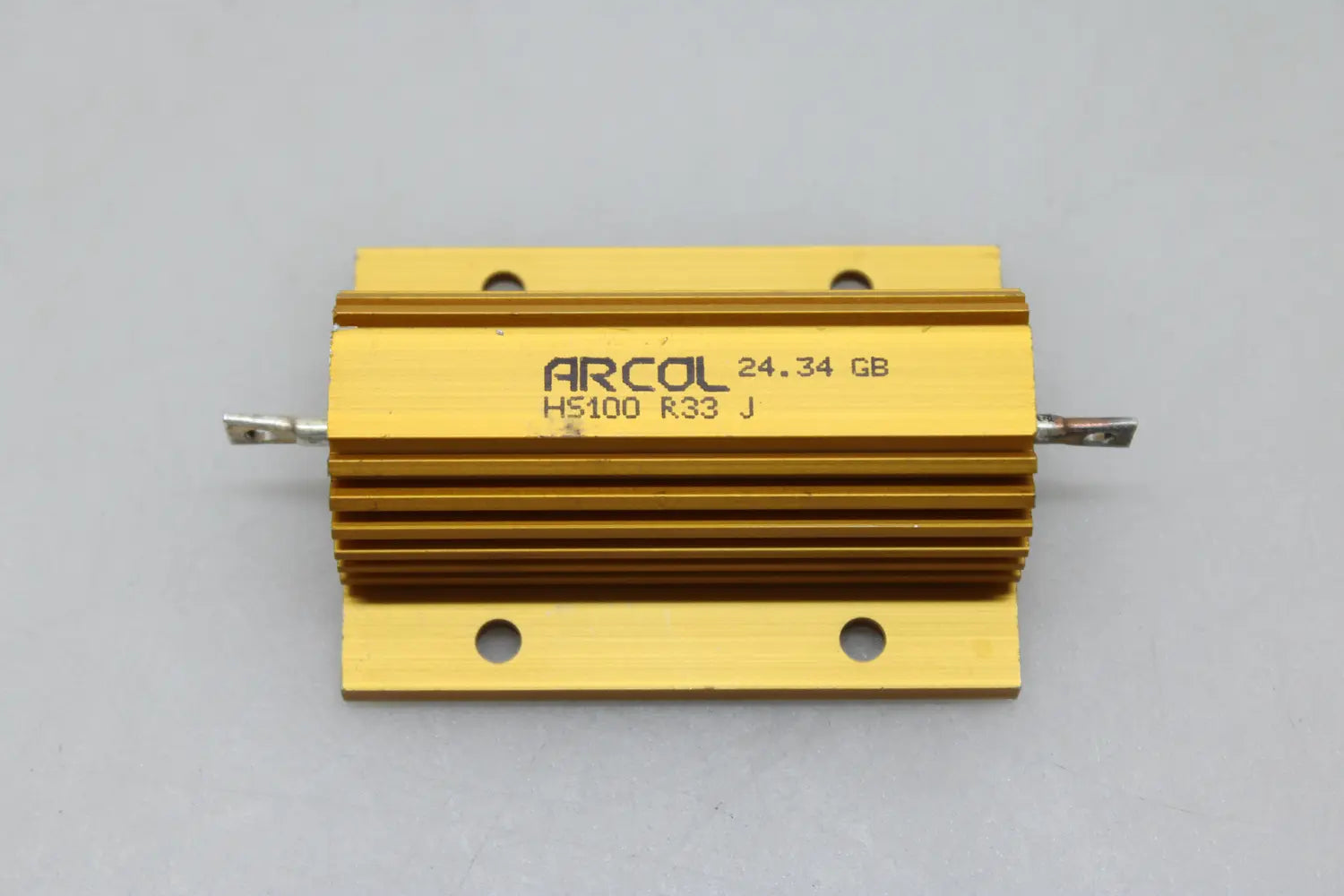 B-Ware Ohmite Hs100 0,33ω 100 W Drahtwiderstand Aluminiumgehäuse 5% 10 Stück - 1