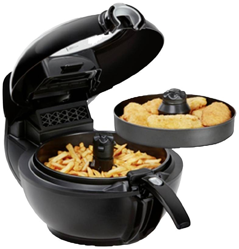 Tefal ActiFry Genius XL YV9708 Heißluftfritteuse 1500 W schwarz 2in1 - 3045380015753