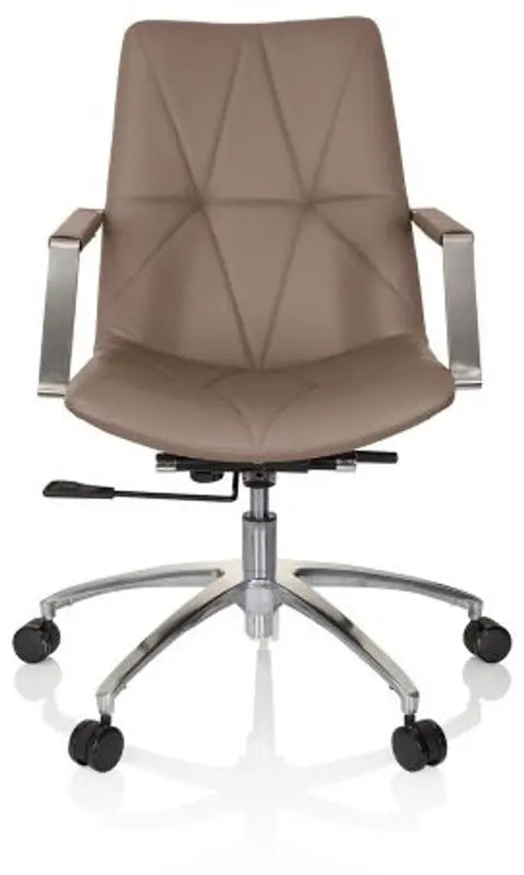 B-Ware Hjh Office Bürostuhl Drehstuhl Stuhl Saranto Ii Kunstleder Braun Armlehne Retro  - 4251084675998