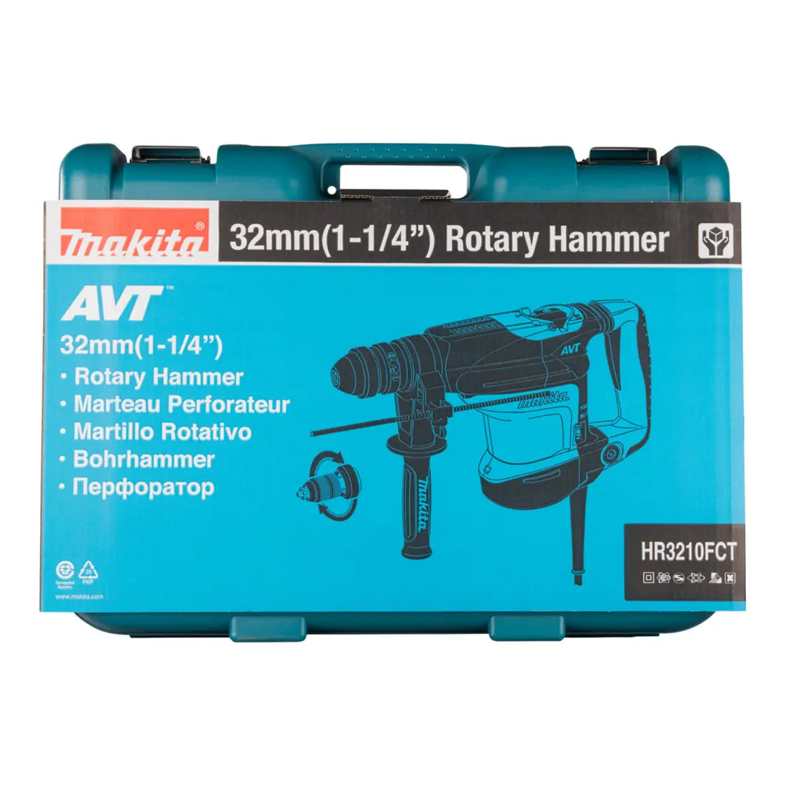 B-Ware Makita Bohrhammer Kombihammer Sds Plus Hr3210 Fct Schnellwechselfutter Koffer - 88381088756