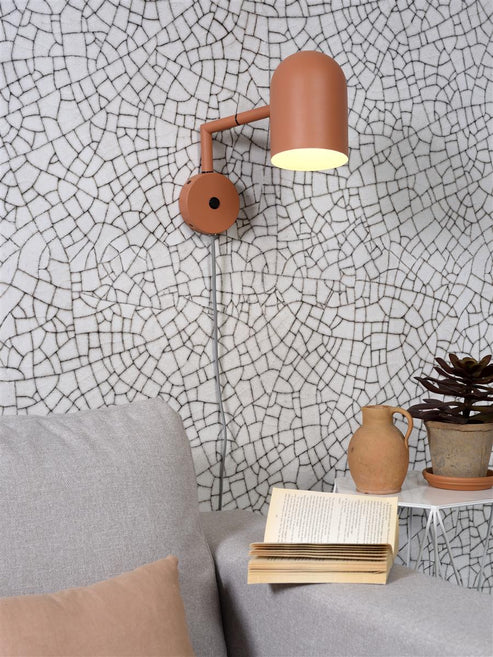It's about RoMi Wandleuchte Wandlampe Marseille Eisen Orange E27 Leuchte Lampe - 8716248081351