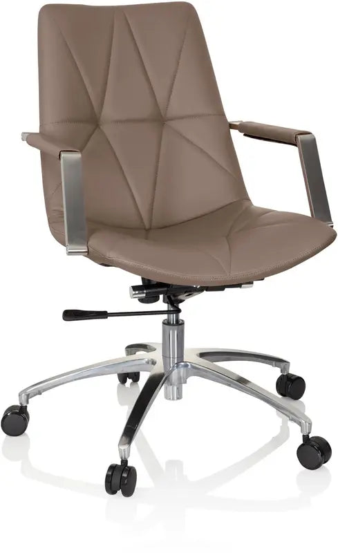 B-Ware Hjh Office Bürostuhl Drehstuhl Stuhl Saranto Ii Kunstleder Braun Armlehne Retro  - 4251084675998