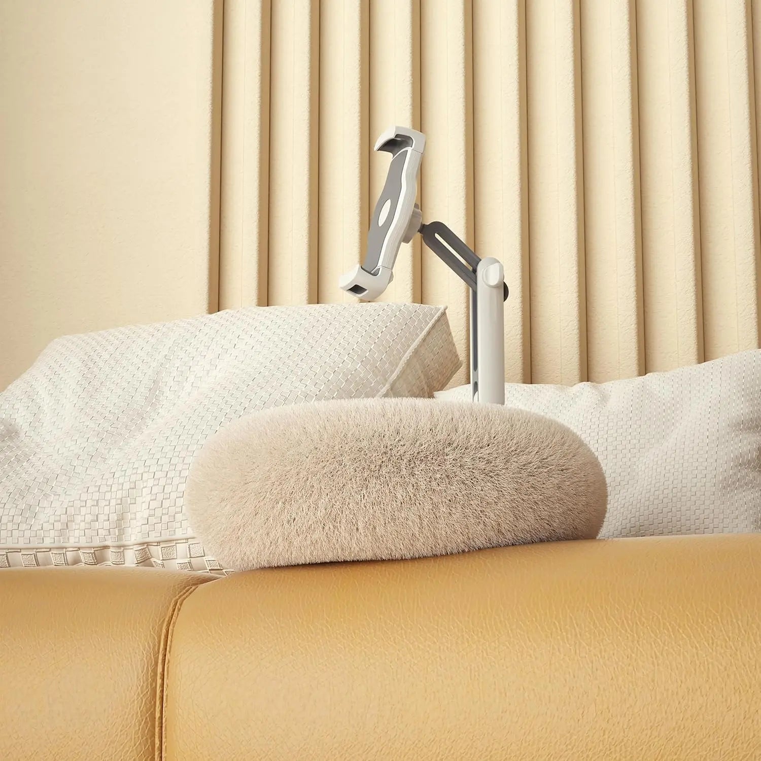 B-Ware Hjh Office Tabletkissen Handyhalter Kissen Tablet Halterung Beige Stoff Zubehör