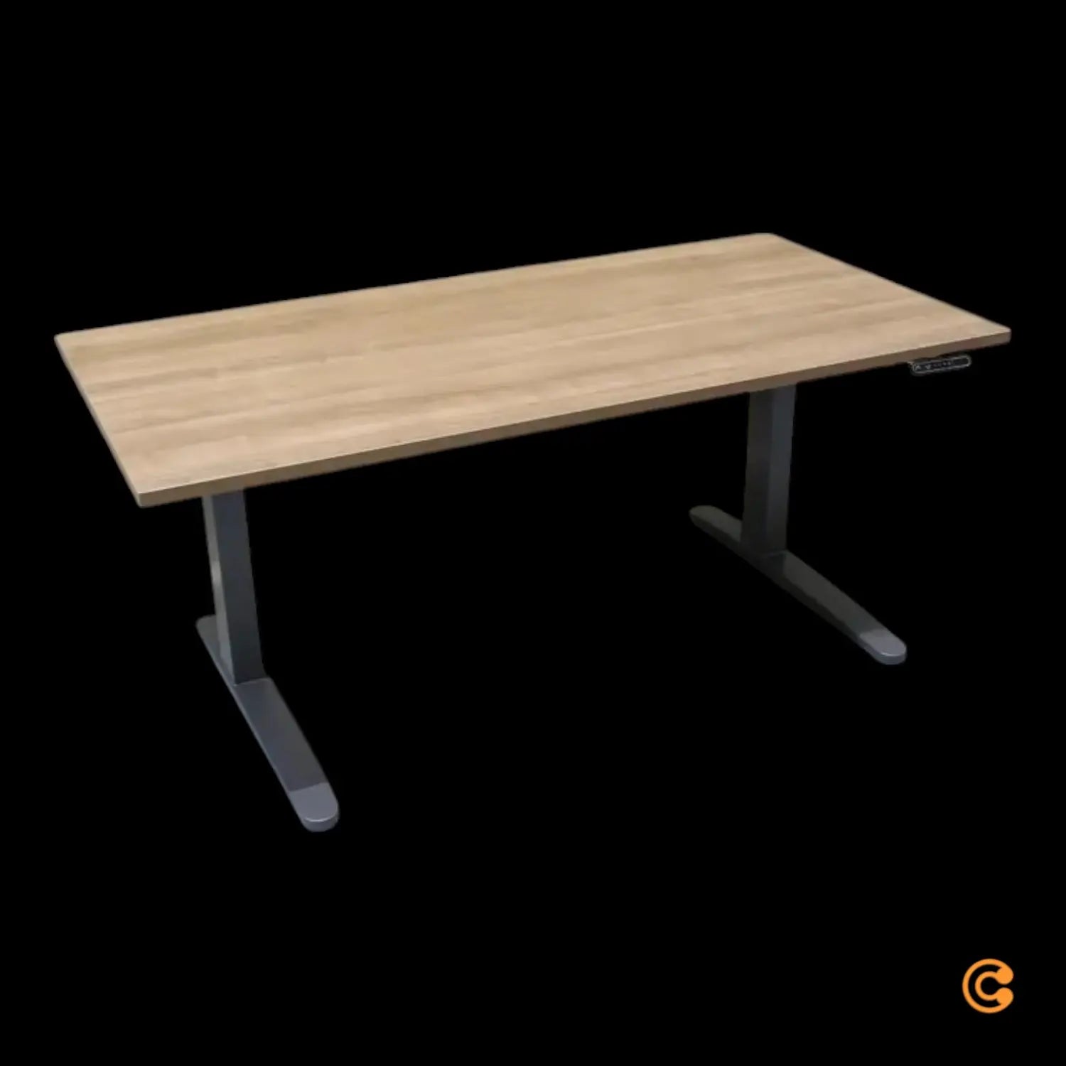 B-Ware Xenion Elektrisch Höhenverstellbarer Schreibtisch 180x80 Cm Nussbraun Siehe Text - 1