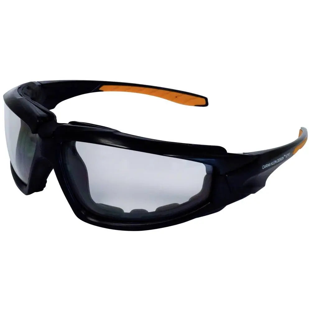 B-Ware Schutzbrille Brille Ekastu Schutzbrille Augenschutz Schwarz Orange 2 Stück - 4013207277300