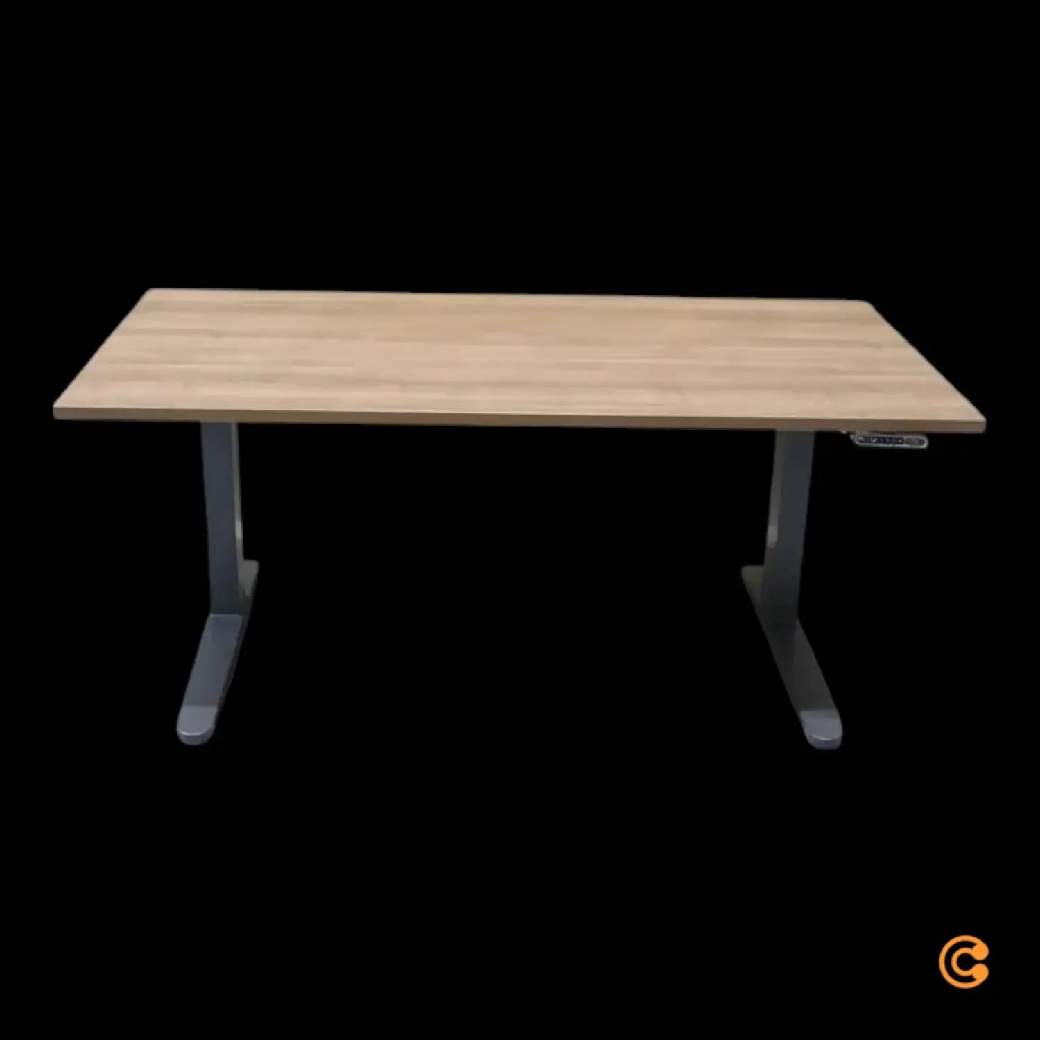 B-Ware Xenion Elektrisch Höhenverstellbarer Schreibtisch 180x80 Cm Nussbraun Siehe Text - 1