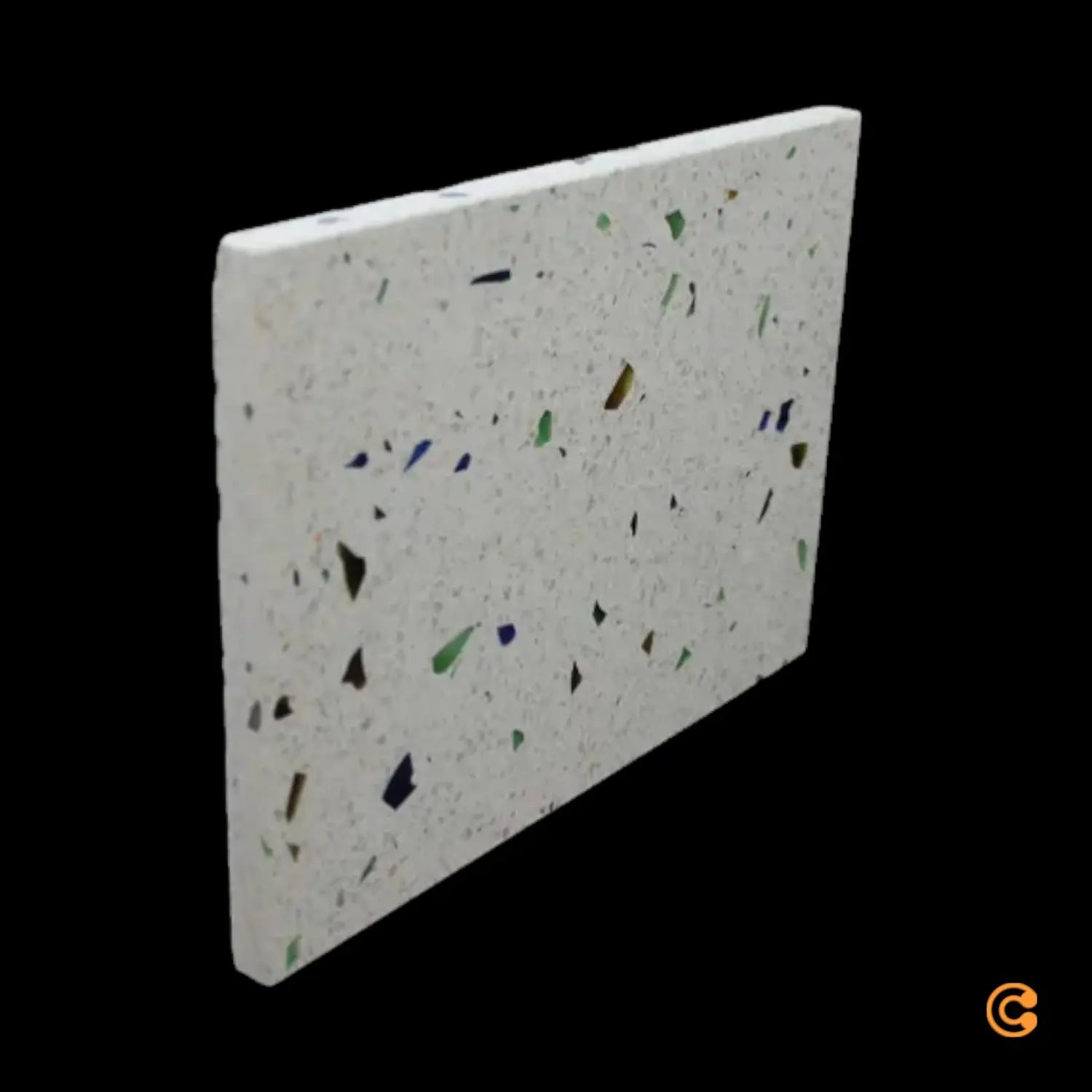 B-Ware Ok Design Confetti Schneidebrett Terrazzo Beton Größe 27×20×1,7 Cm Brett - 1