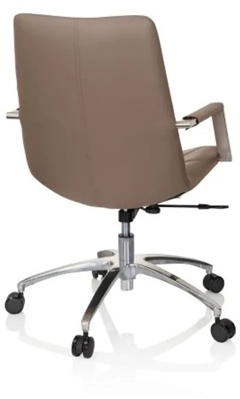B-Ware Hjh Office Bürostuhl Drehstuhl Stuhl Saranto Ii Kunstleder Braun Armlehne Retro  - 4251084675998