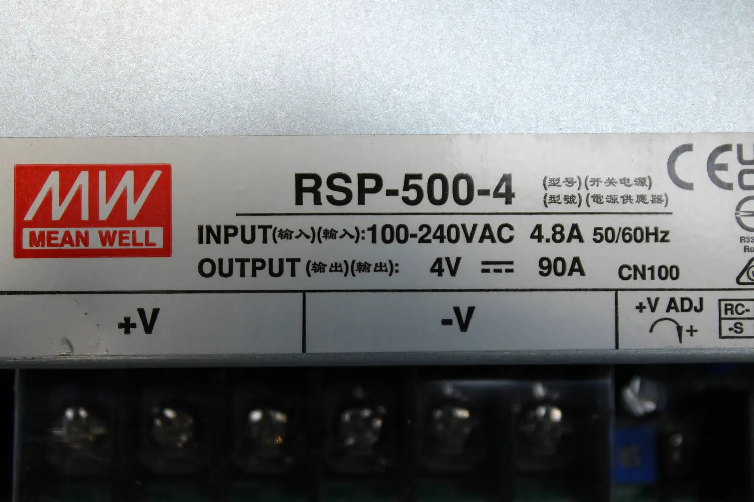 B-Ware Mean Well Rsp 500 4 4 V/Dc 90 A 360 W Schaltnetzteil Konstantspannungsnetzt230 - 4021087013703