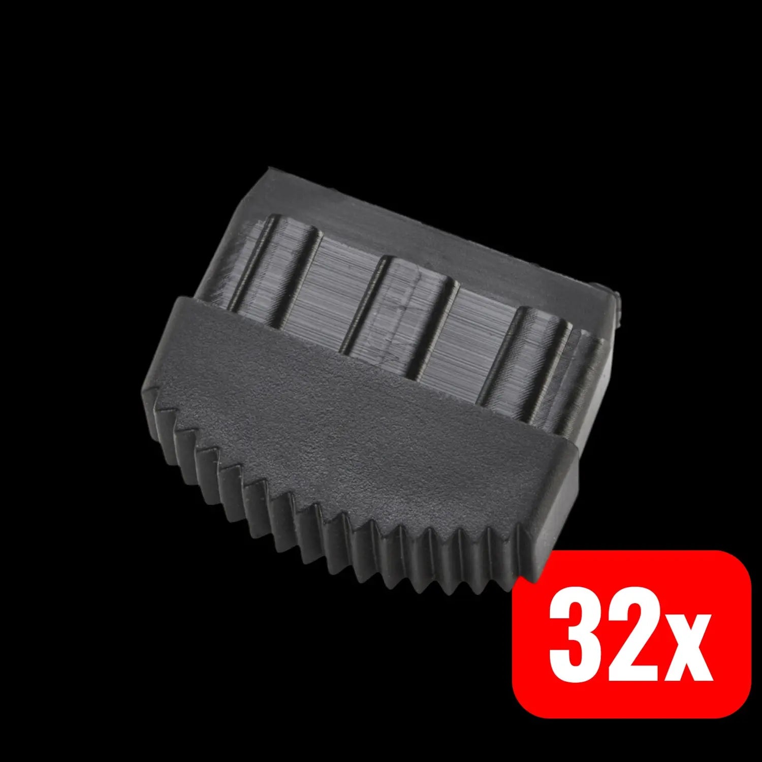 B-Ware Zarges Innenschuh Holmaußenmaß 50 X 20 Mm Leiterschuh Sicherheitstreppe 32 Stück - 1