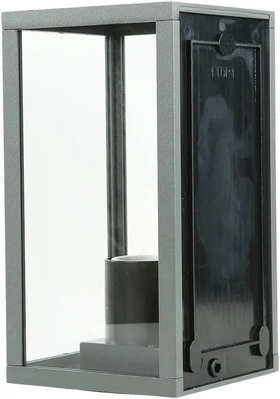 B-Ware Easylight Wandleuchte Metall Glas Anthrazit Ip44 Balkon Garten B:12 Cm E27 Led - 1