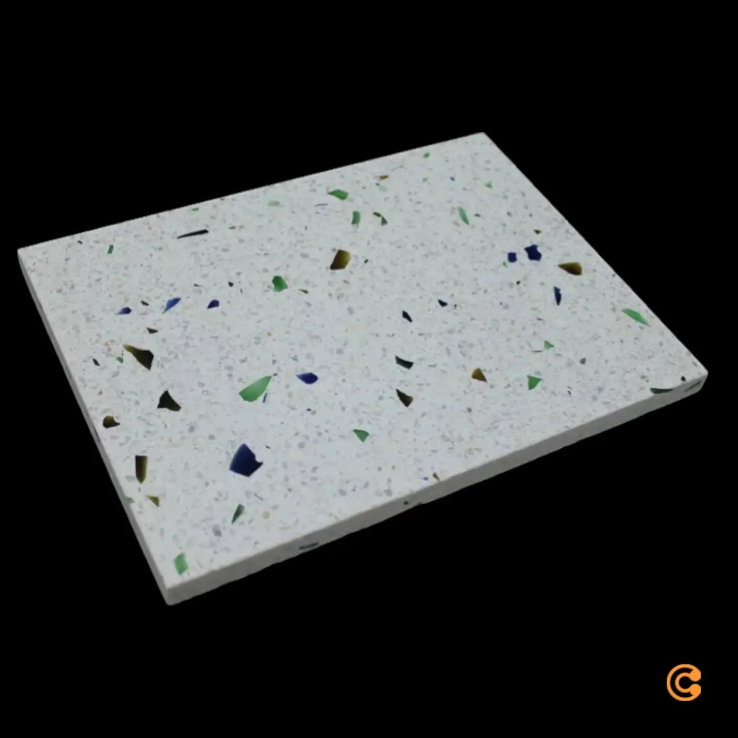 B-Ware Ok Design Confetti Schneidebrett Terrazzo Beton Größe 27×20×1,7 Cm Brett - 1