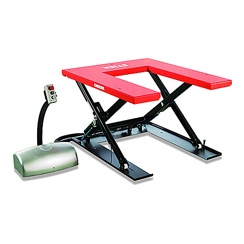 Stier Scherenhubtisch Hebetisch U Profil 1000kg Plattform 1450x1140mm Stahl B-Ware - 4251709612766