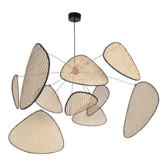 B-Ware Market Set Screen Xl Pendelleuchte Deckenlampe Hängeleuchte Deckenlicht Natur    - 3188000732958