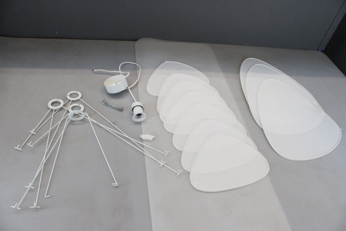 MARKET SET Screen XL Pendelleuchte Hängelampe Lampe E27 weiß SIEHE TEXT/FOTO - 3188000739285