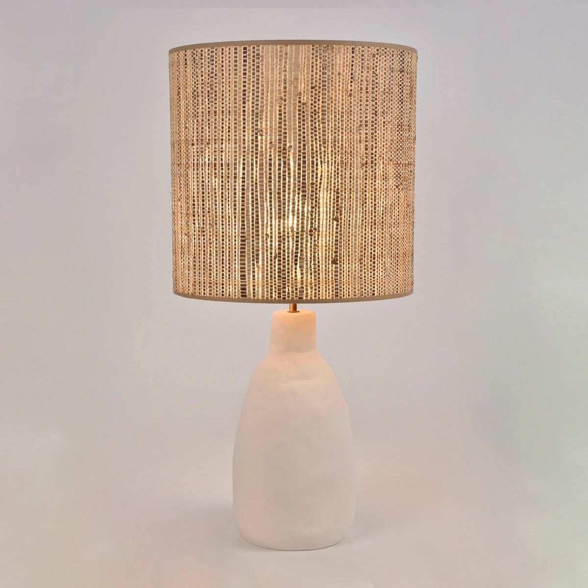 MARKET SET Portinatx M Tischleuchte Lampe weiß Höhe 58cm Beleuchtung Modern - 6735101