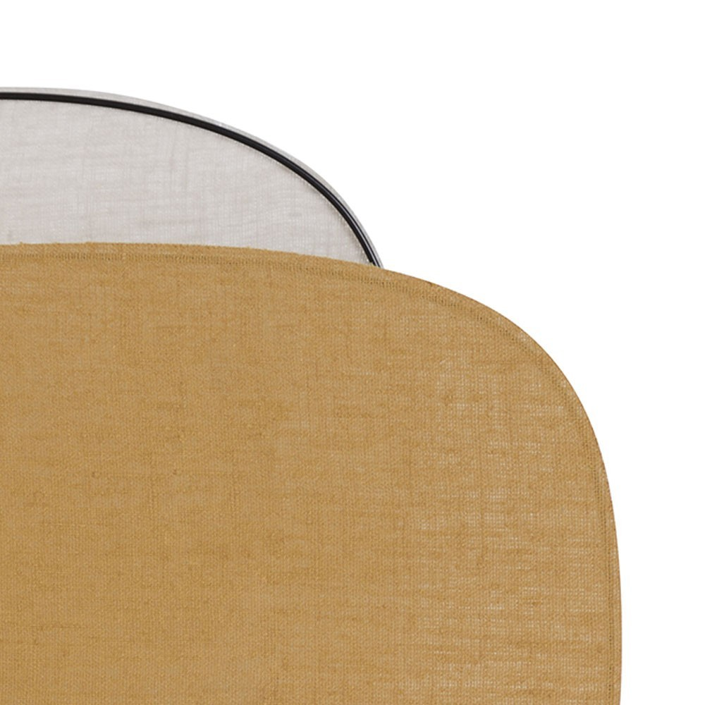 B-Ware Market Set Tischlampe Screen 70's Tischleuchte Tischlicht Mehrfarbig Leinen 48cm - 3188000779854