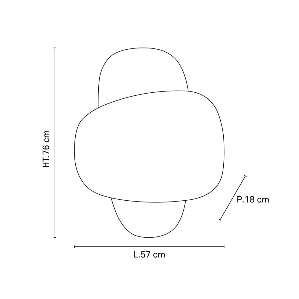 Market Set Wandlampe Screen 70's Wandleuchte 76cm Leuchte E27 Siehe Text/Foto B-Ware - 3188000779786