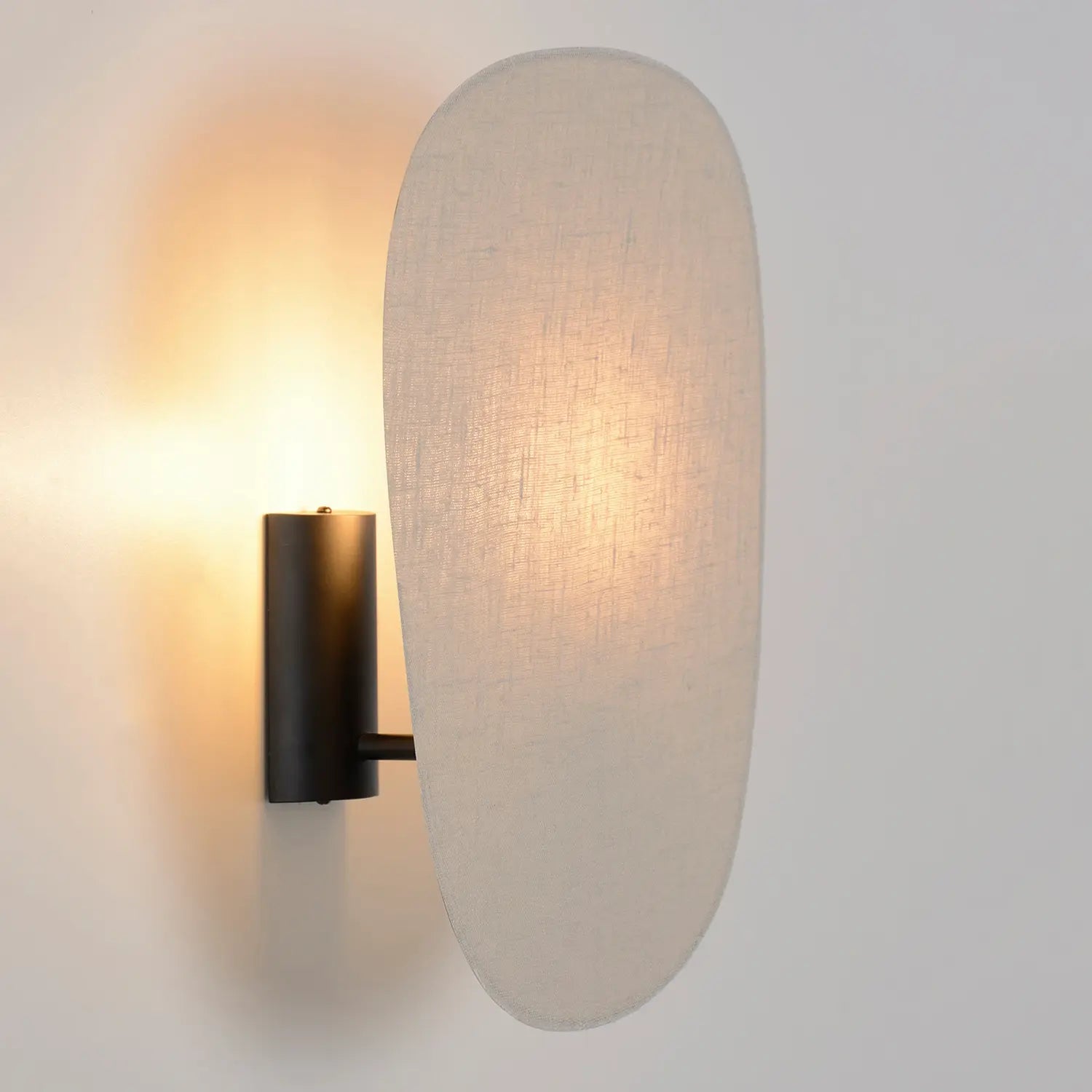 B-Ware Market Set Wandlampe Wandleuchte Screen 70's Textil Birke Creme 40 Cm Hoch - 3188000779816