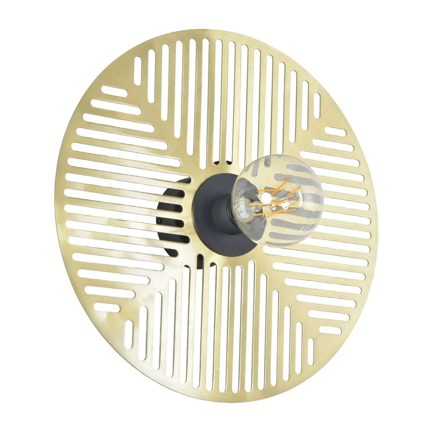 B-Ware Market Set Wandlampe Wandleuchte Messing Waterlily Messing Goldfarben E27 - 3188000735393