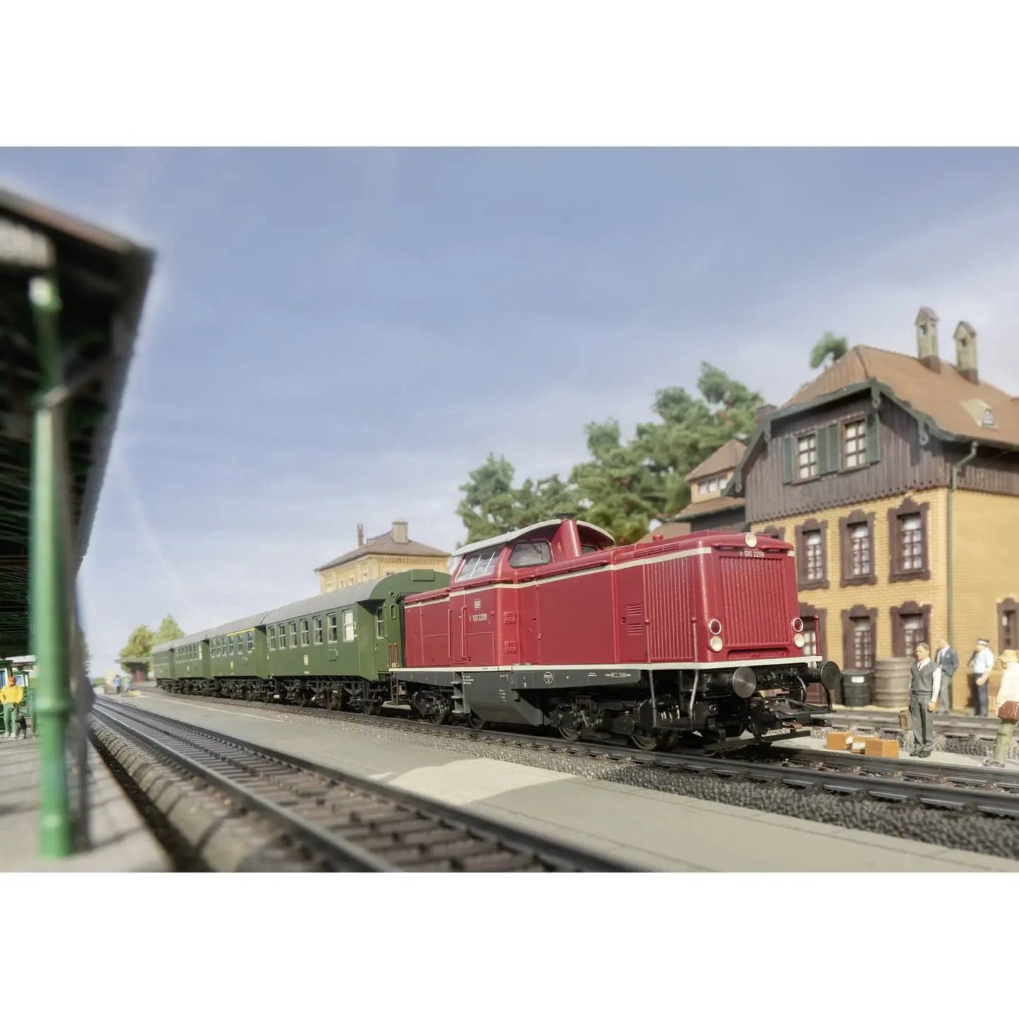B-Ware Märklin Diesellok Lokomotive H0 V100.20 Db Sound Digital Epoche Iii Purpurrot - 4001883371764