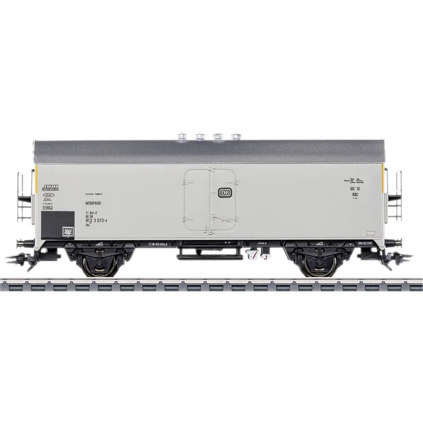 B-Ware Märklin H0 Kühlwagen Güterwagen Ichqrs 377 Db Kieselgrau Modell Wagen 4 Stück - 4001883450322