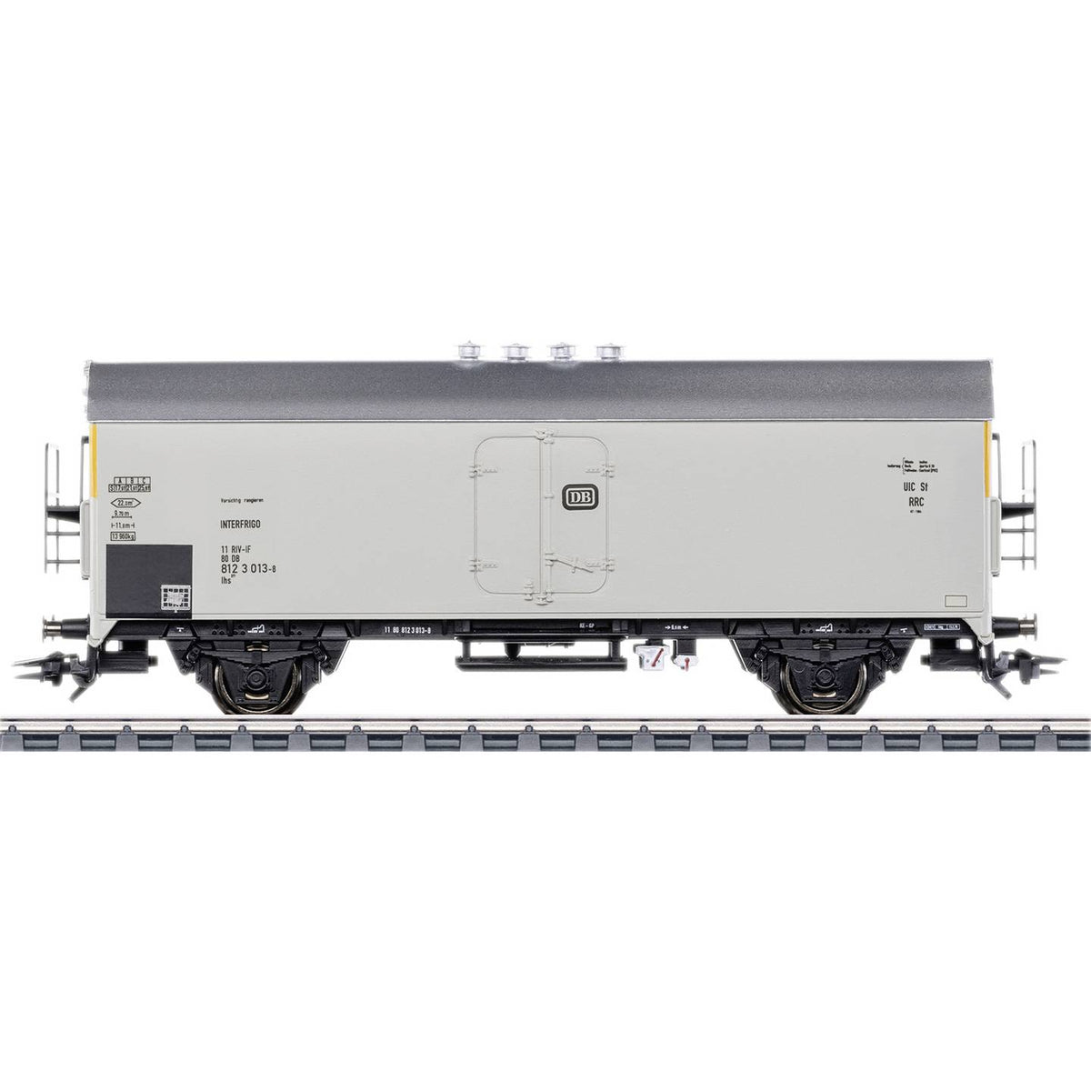 Märklin H0 Kühlwagen Güterwagen Ichqrs 377 DB kieselgrau Modell-Wagen 4 STÜCK - 4001883450322