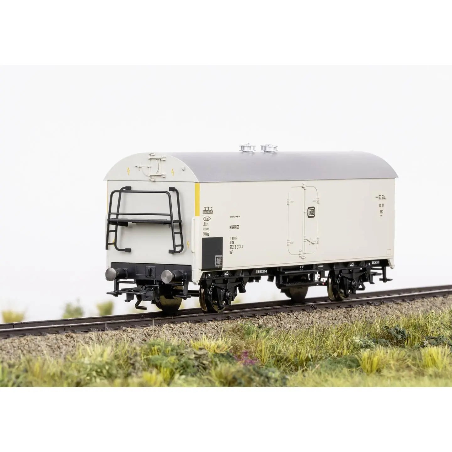B-Ware Märklin H0 Kühlwagen Güterwagen Ichqrs 377 Db Kieselgrau Modell Wagen 4 Stück - 4001883450322