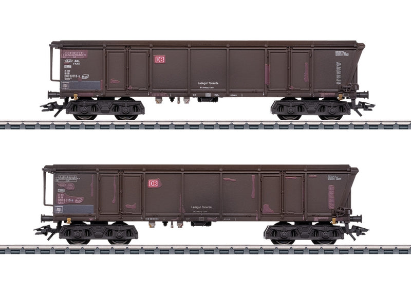 B-Ware Märklin Güterwagen Set Wagen H0 M Modellbahn Db Ag Mhi Rolldachwagen Rungenwagen - 4001883469157