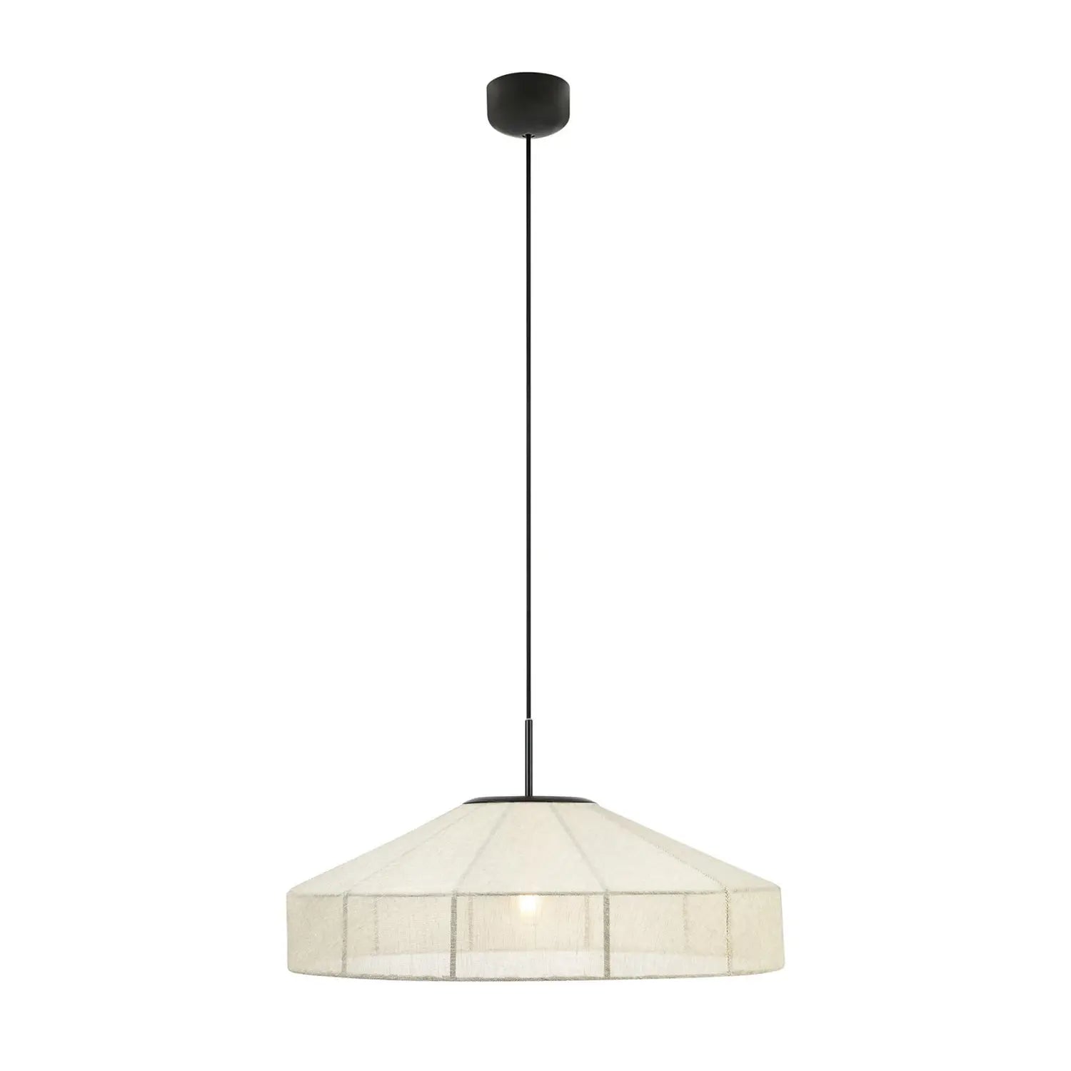B-Ware Markslöjd Pendelleuchte Hängelampe Alia Leuchte Lampe Beige Stoff Metall ø57cm - 7330024618183