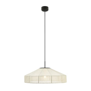 B-Ware Markslöjd Pendelleuchte Hängelampe Alia Leuchte Lampe Beige Stoff Metall ø57cm