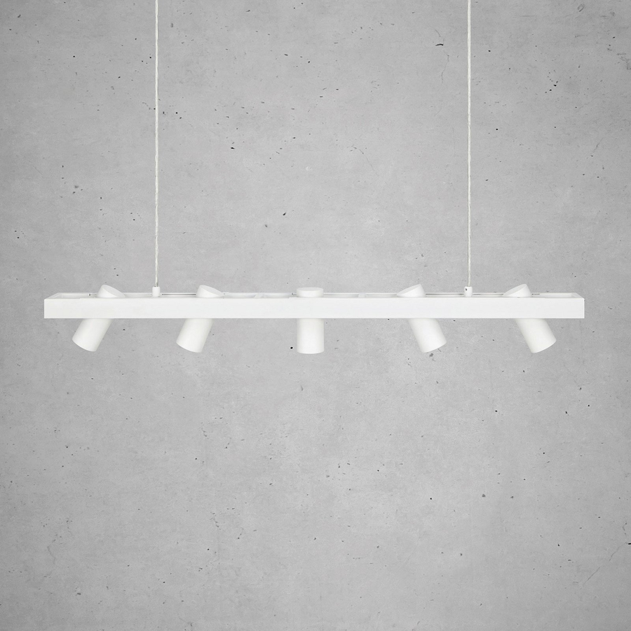 Markslöjd Hängeleuchte Pendelleuchte Torino Weiß Led 5 Flammig Metall Gu10 Lampe B-Ware - 7330024586024