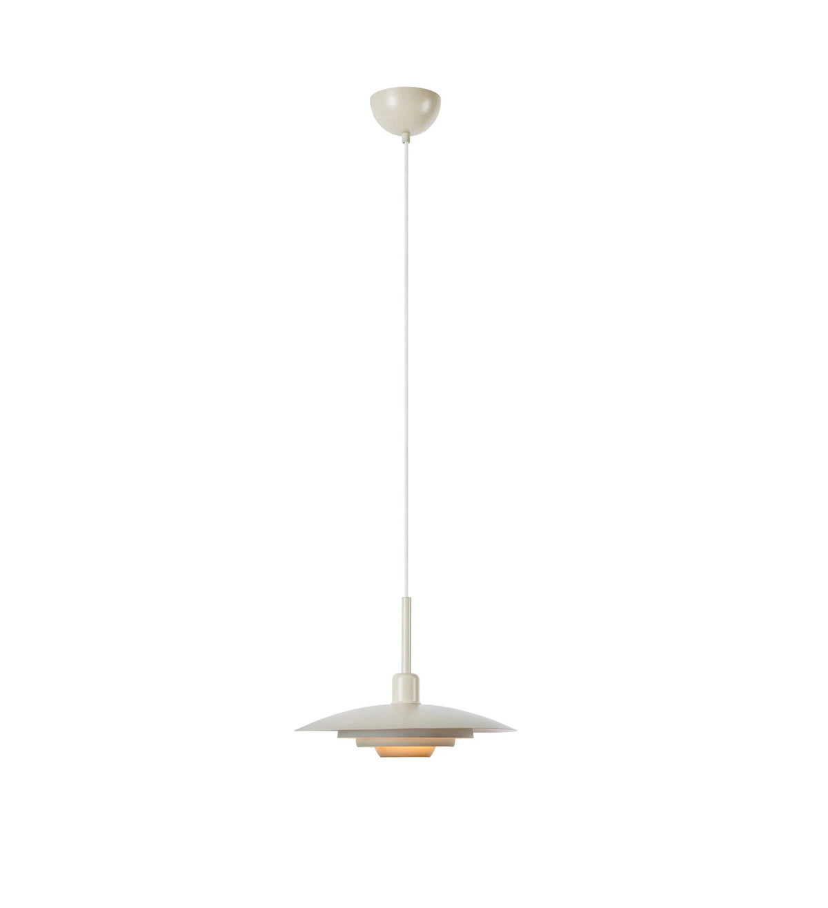 Markslöjd Hängeleuchte Pendelleuchte Lampe Piny beige Eisen Aluminium 35 cm - 10044610