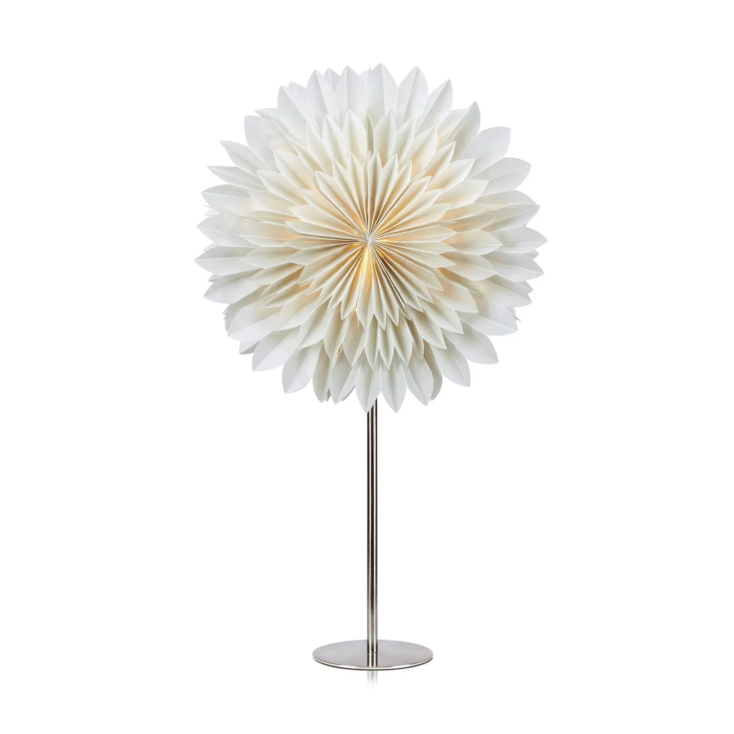 B-Ware Markslöjd Standstern Stehleuchte Lampe Solina Papier Metall Weiß Silber480 - 7330024598034