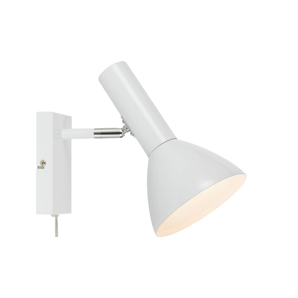Markslöjd Wandleuchte Lampe Metro weiß Kabel Stecker Beleuchtung Innenbereich - 7330024611504