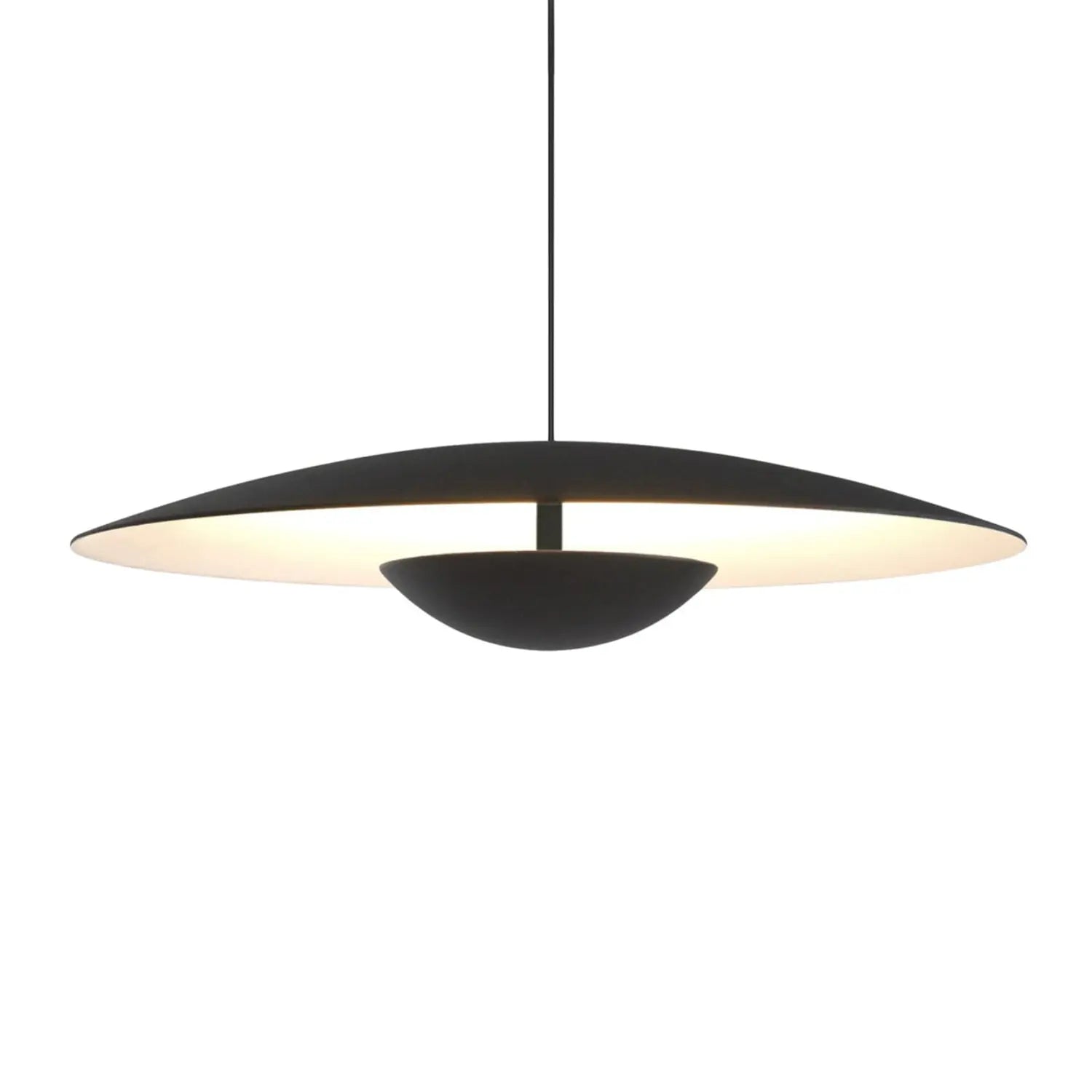 B-Ware Marset Pendelleuchte Hängeleuchte Ginger Led Schwarz Weiß Aluminium ø 42cm 2700 K