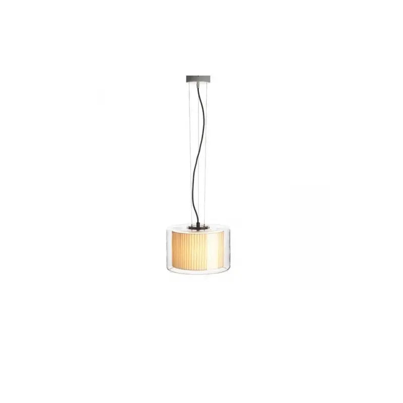 B-Ware Marset Pendelleuchte Hängelampe Mercer 30 Textil Glas Perlweiß E27 Led ø 30 Cm - 8435516822068